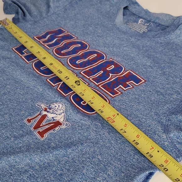 L MOORE LIONS TECH TSHIRT TEAM OKLAHOMA high school team SMALL LARGE - Picture 4 of 10